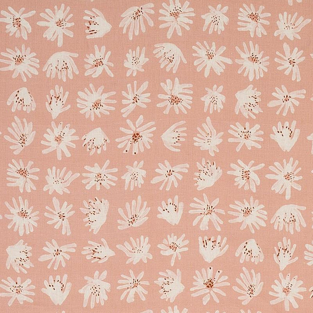 Schumacher Meadow Rock Blush Fabric