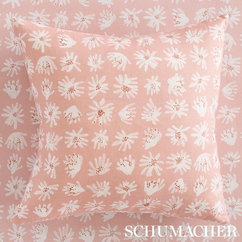 Schumacher Meadow Rock Blush Fabric