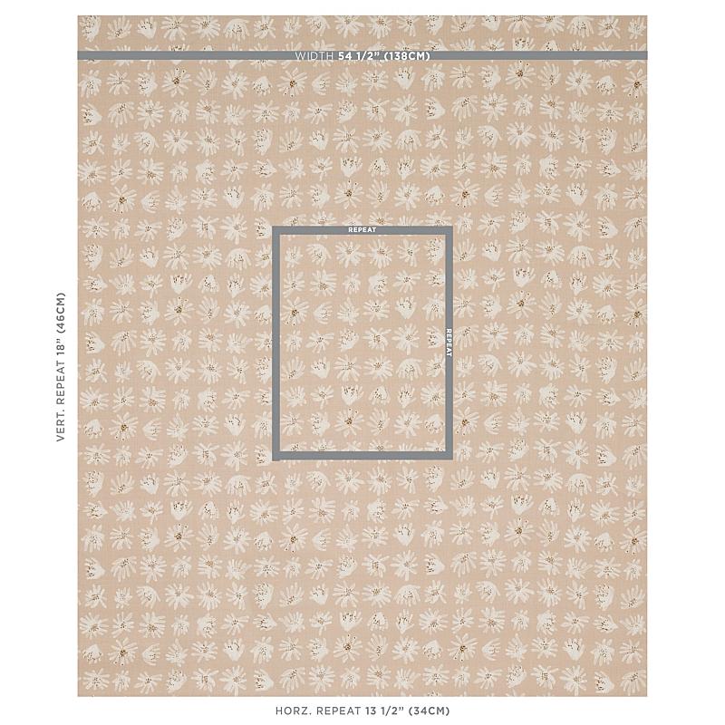 Schumacher Meadow Rock Natural Fabric