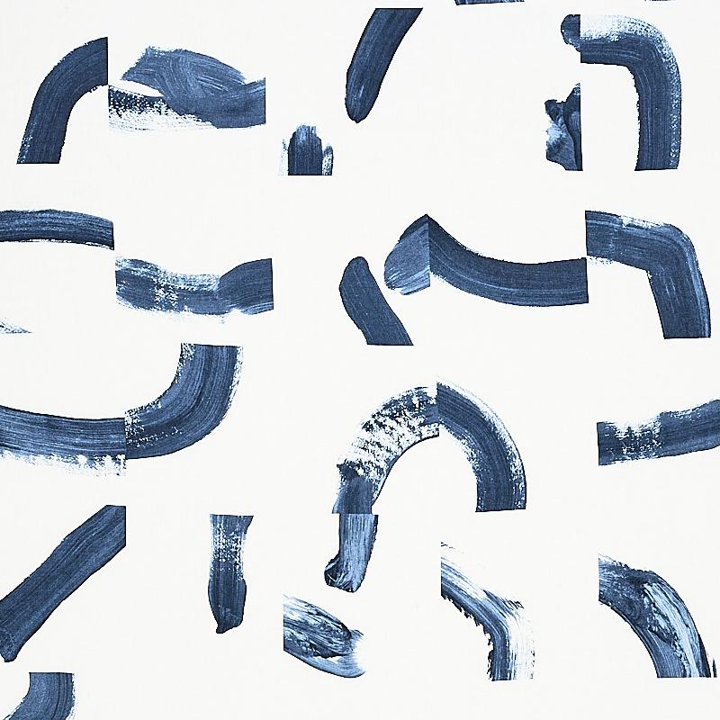 Schumacher Sepiessa Navy Fabric