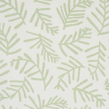 Schumacher Tiah Cove Sage Leaf Fabric