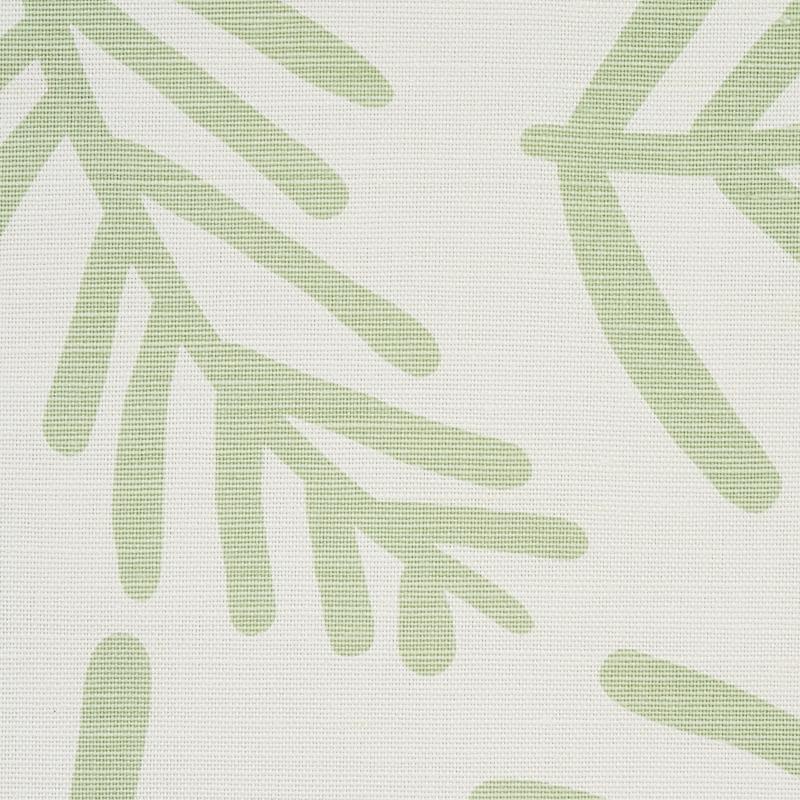 Schumacher Tiah Cove Sage Leaf Fabric