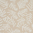 Schumacher Tiah Cove Ivory On Natural Fabric