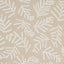 Schumacher Tiah Cove Ivory On Natural Fabric