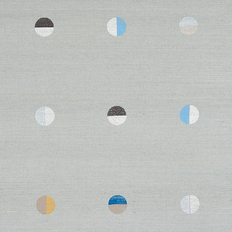 Schumacher Joshua Tree Hand Printed Sisal Mineral Wallpaper