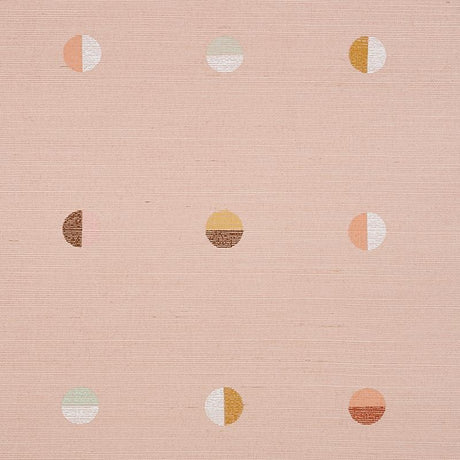 Schumacher Joshua Tree Hand Printed Sisal Petal Wallpaper