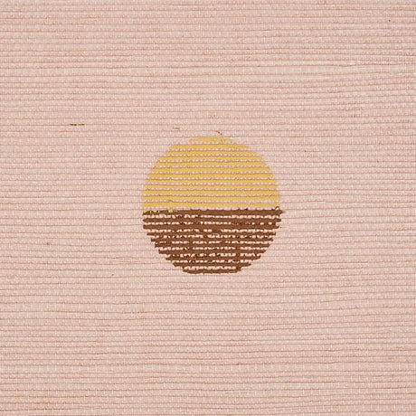 Schumacher Joshua Tree Hand Printed Sisal Petal Wallpaper