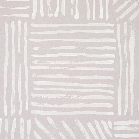 Schumacher Katama Ivory On Stone Wallpaper