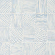 Schumacher Katama Blue On Ivory Wallpaper