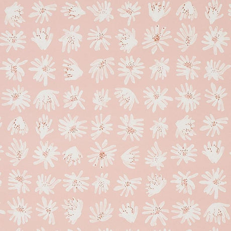 Schumacher Meadow Rock Blush Wallpaper