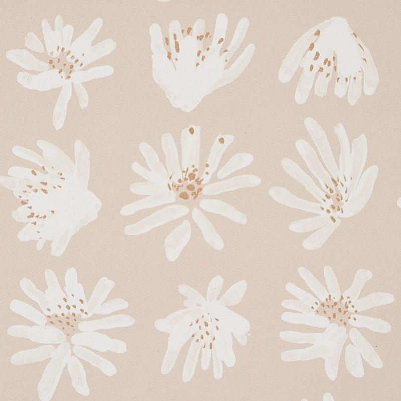 Schumacher Meadow Rock Neutral Wallpaper