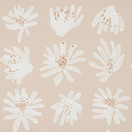 Schumacher Meadow Rock Neutral Wallpaper