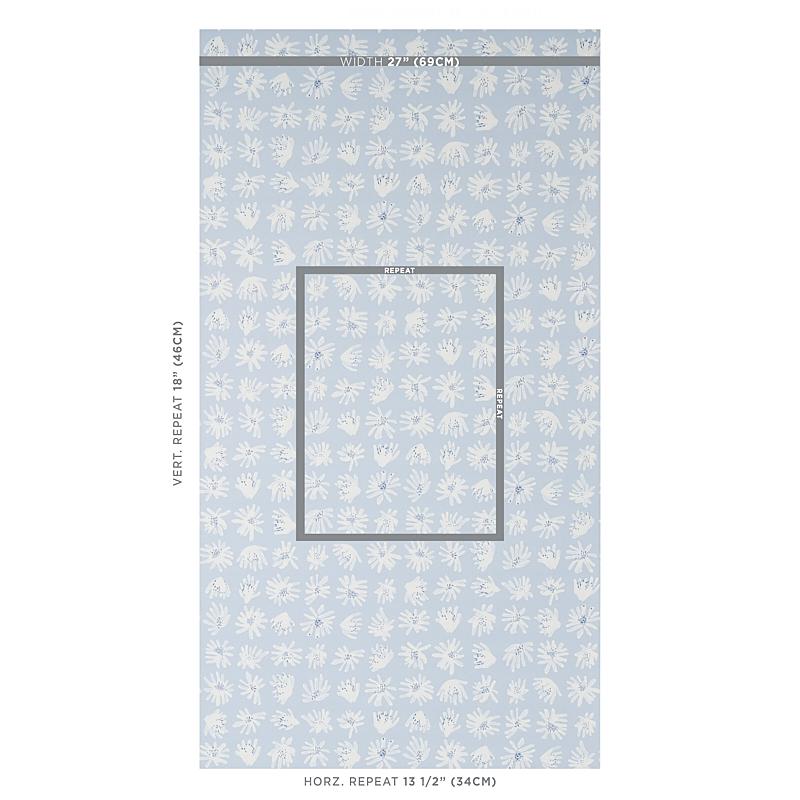 Schumacher Meadow Rock Sky Wallpaper