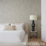 Schumacher Quansoo Ivory On Neutral Wallpaper