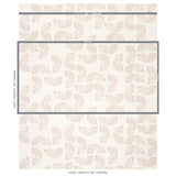 Schumacher Quansoo Coral On Ivory Wallpaper