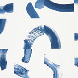 Schumacher Sepiessa Panel Set Blue Wallpaper