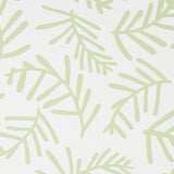 Schumacher Tiah Cove Sage Leaf Wallpaper