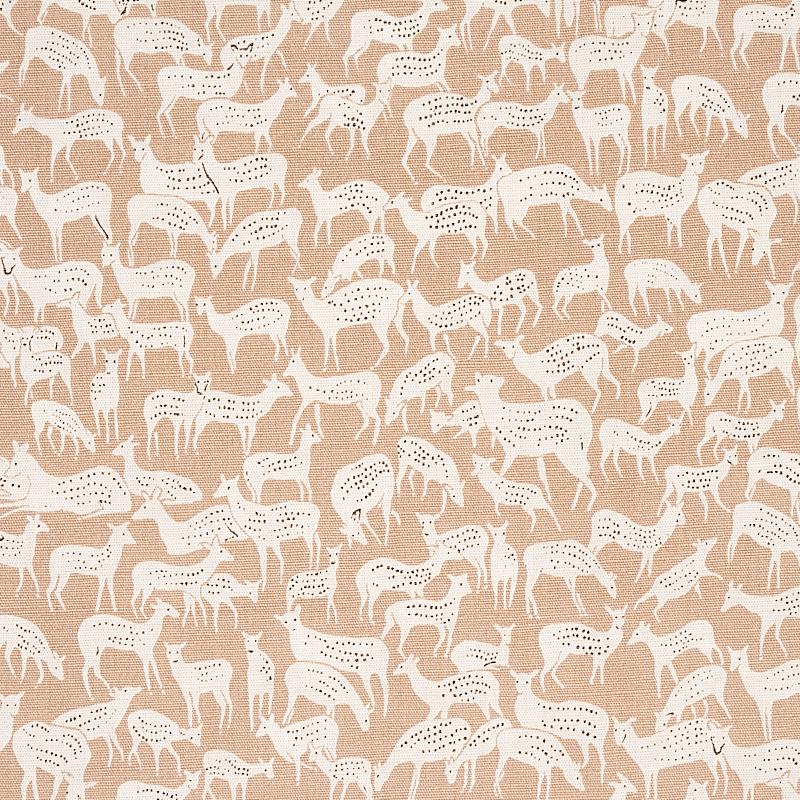Schumacher Fauna Fawn Fabric