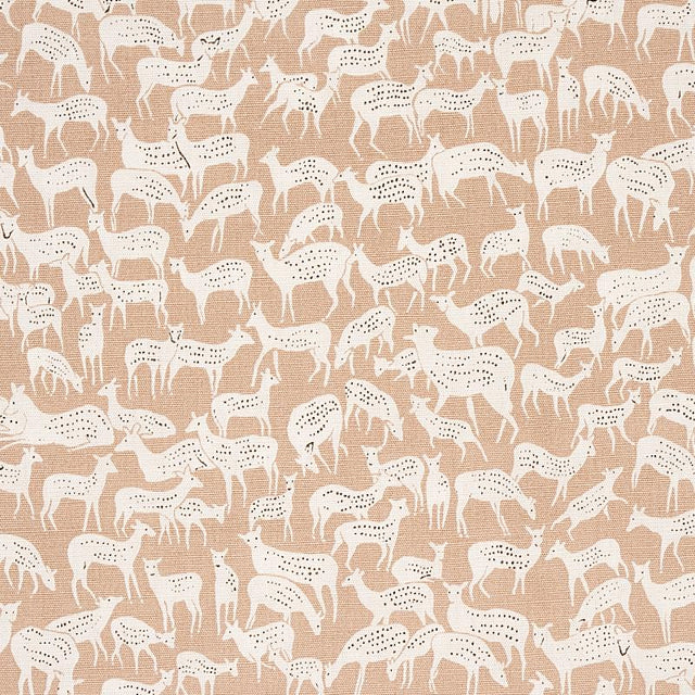 Schumacher Fauna Fawn Fabric