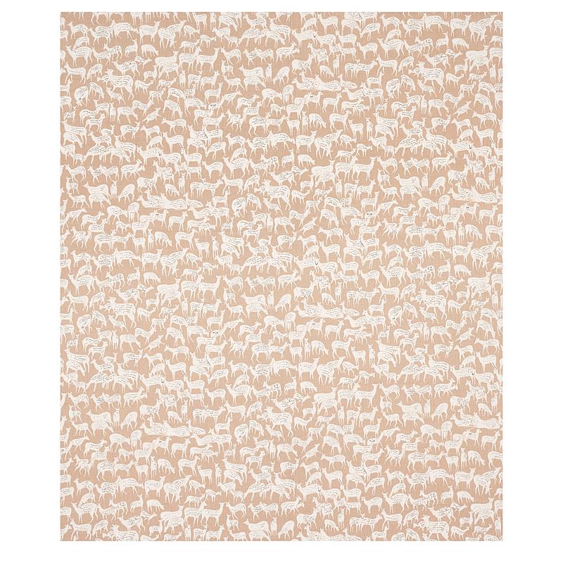 Schumacher Fauna Fawn Fabric