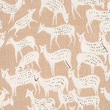 Schumacher Fauna Fawn Fabric