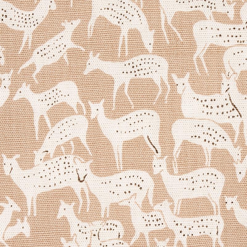 Schumacher Fauna Fawn Fabric