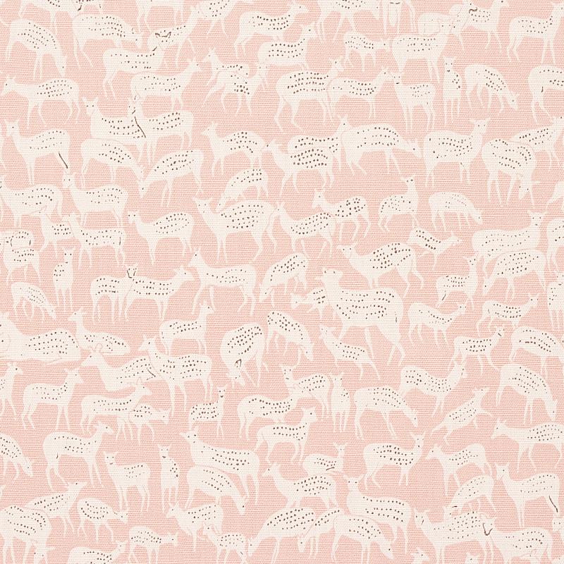 Schumacher Fauna Dusty Pink Fabric