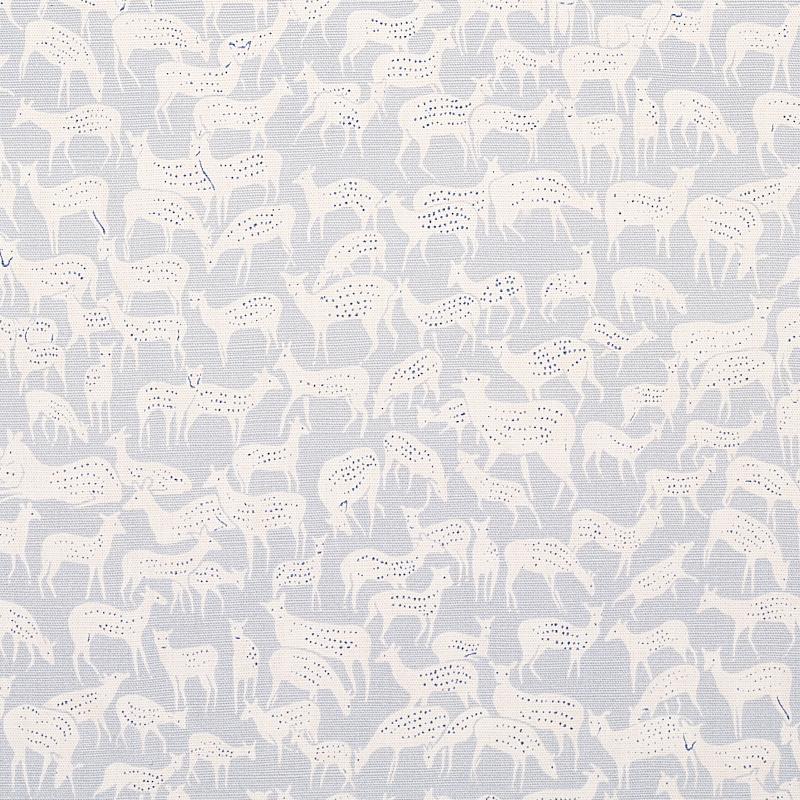 Schumacher Fauna Slate Blue Fabric