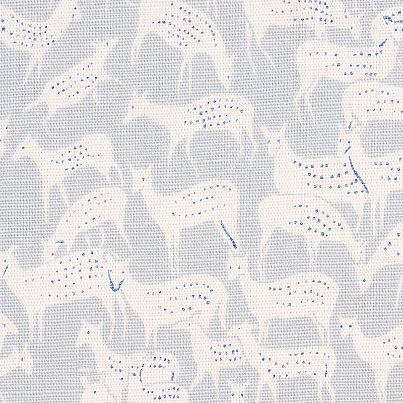 Schumacher Fauna Slate Blue Fabric