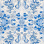 Schumacher Magic Mountain Dragon Porcelain Fabric