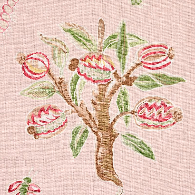 Schumacher Magical Menagerie Blush Fabric