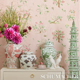 Schumacher Magical Menagerie Blush Fabric