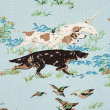 Schumacher Pointers Sky Fabric