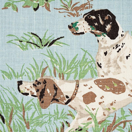 Schumacher Pointers Sky Fabric