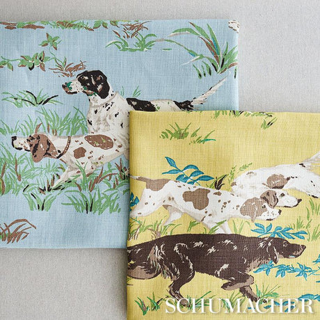 Schumacher Pointers Yellow Fabric