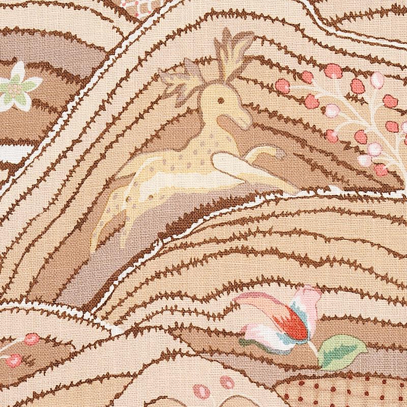 Schumacher Rolling Hills Mocha Fabric