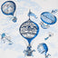 Schumacher Balloons Blue Wallpaper