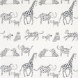 Schumacher Jungle Jubilee Charcoal Wallpaper
