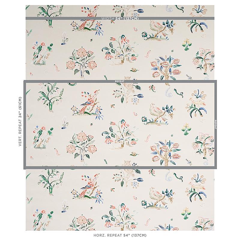 Schumacher Magical Menagerie Primary Wallpaper