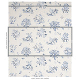 Schumacher Magical Menagerie Blues Wallpaper