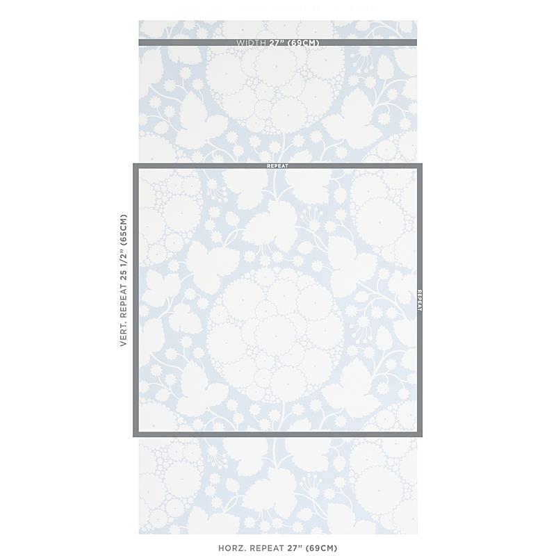 Schumacher Marianne Sky Wallpaper