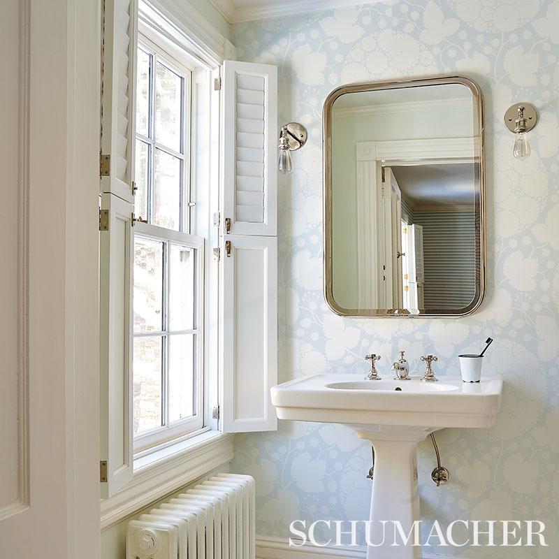 Schumacher Marianne Sky Wallpaper