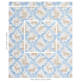 Schumacher Woburn Meadow Ice Wallpaper