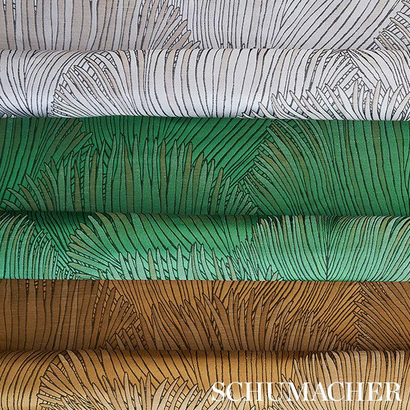 Schumacher Fondale Gold Fabric