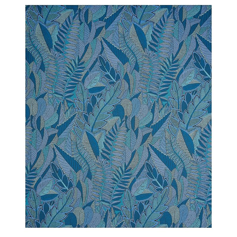 Schumacher Japura Forest Blues Fabric