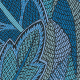 Schumacher Japura Forest Blues Fabric