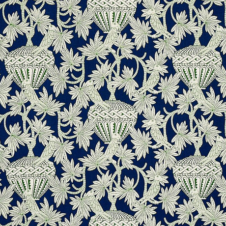 Schumacher Santarem Navy Fabric