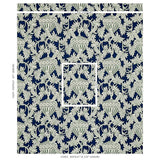 Schumacher Santarem Navy Fabric