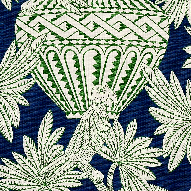 Schumacher Santarem Navy Fabric