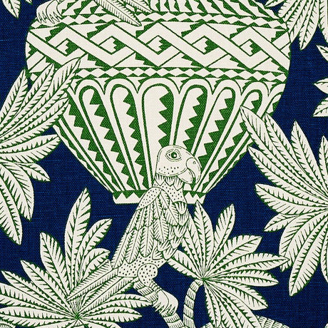 Schumacher Santarem Navy Fabric